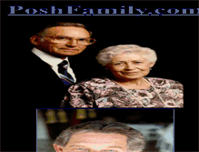 Tablet Screenshot of poshfamily.com